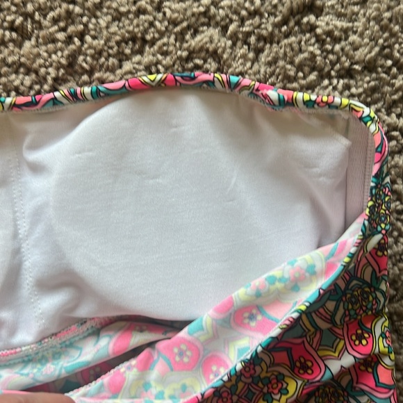 Arizona Jean Company Women’s Strapless Floral Tankini Size Small - Picture 8 of 10